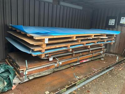 Overview picture of Various sheet metal plates
